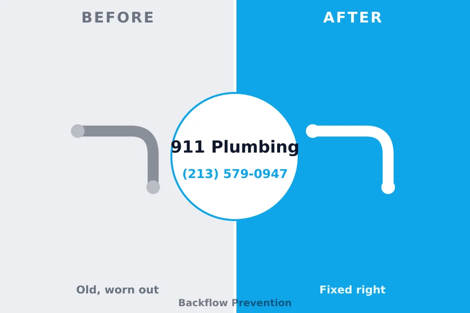 Before and after: plumbing repair Sauk Village, IL